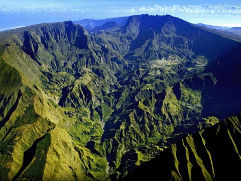 Cilaos vue du Ciel
